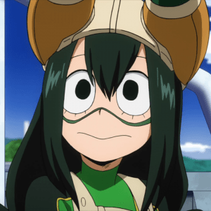 close up of Froppy's face