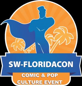 SW-FloridaCon logo is orange and blue