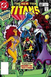 Teen Titans comic book cover with Starfire being tortured by villains.