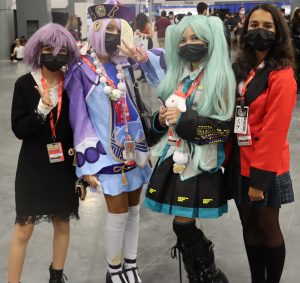 anime cosplayers at Florida SuperCon 2021