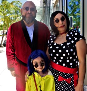 family cosplay is popular at Florida SuperCon 2021