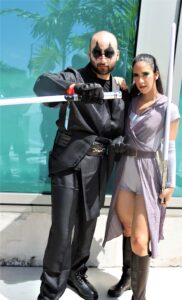 a couple cosplays at Florida SuperCon 2021