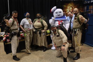 Ghostbusters cosplayers at Suncoast Fan Fest 2021