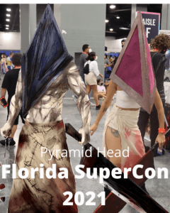 Florida Comic Cons Pyramid Head character bomb