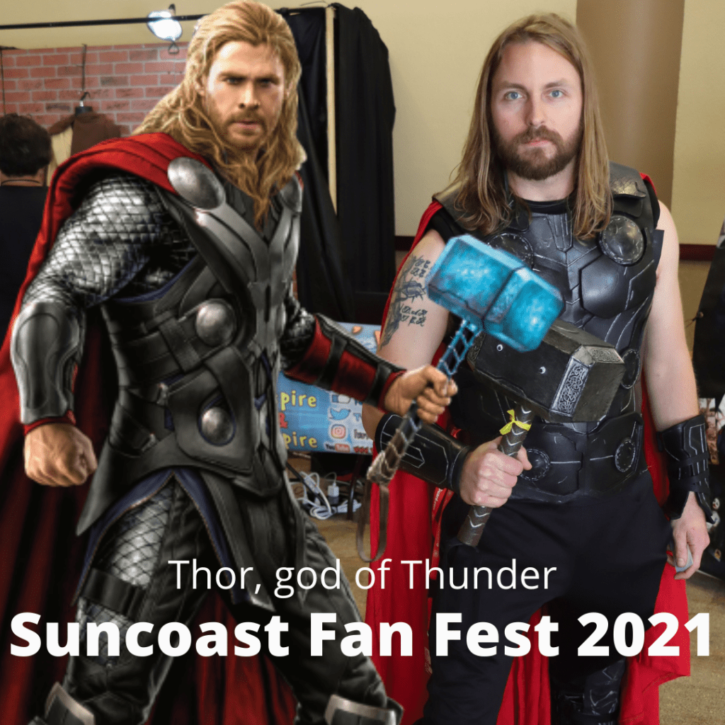 Thor character bomb Suncoast Fan Fest 2021